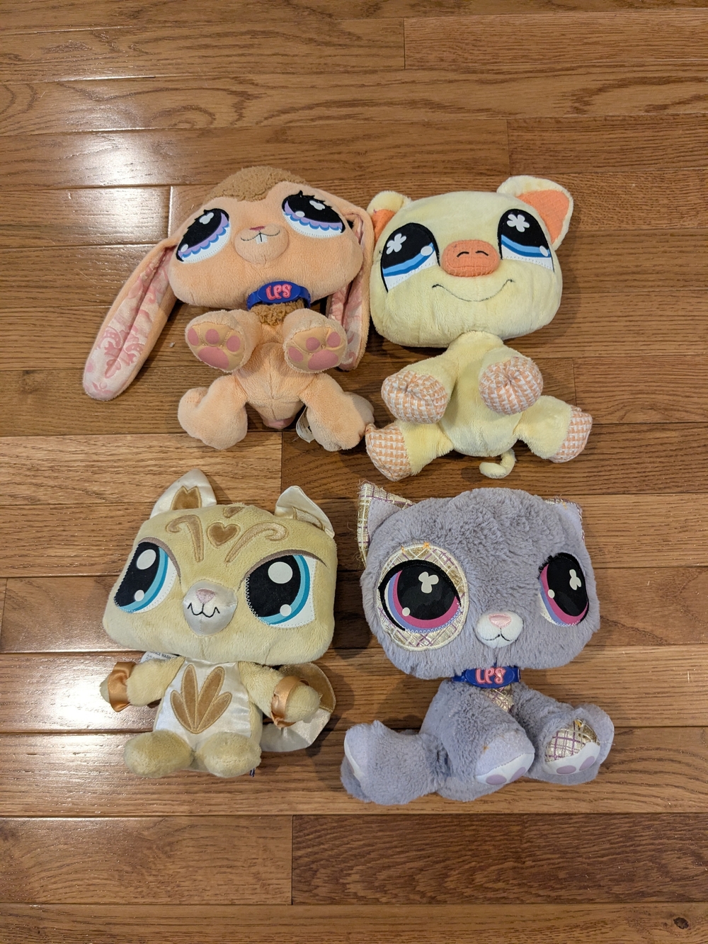 Littlest Pet Shop Set Of 4 Plush